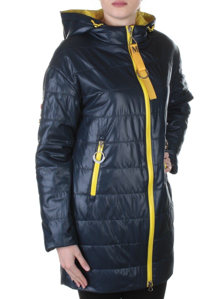 B19102 DK. BLUE Пальто демисезонное женское Aikesdfrs