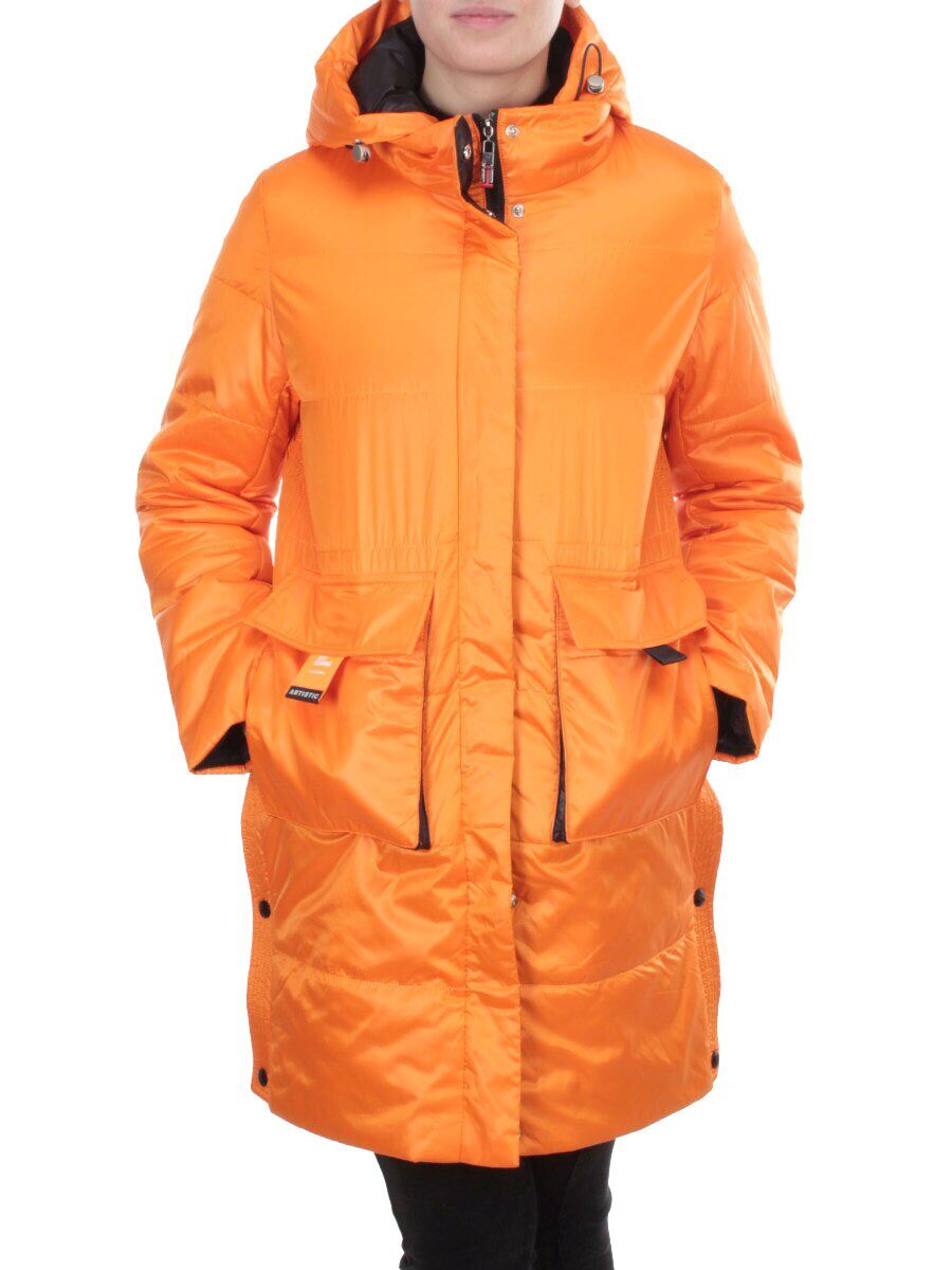 8188 ORANGE Пальто демисезонное женское Cloud Lag Cat (100 гр. синтепон)