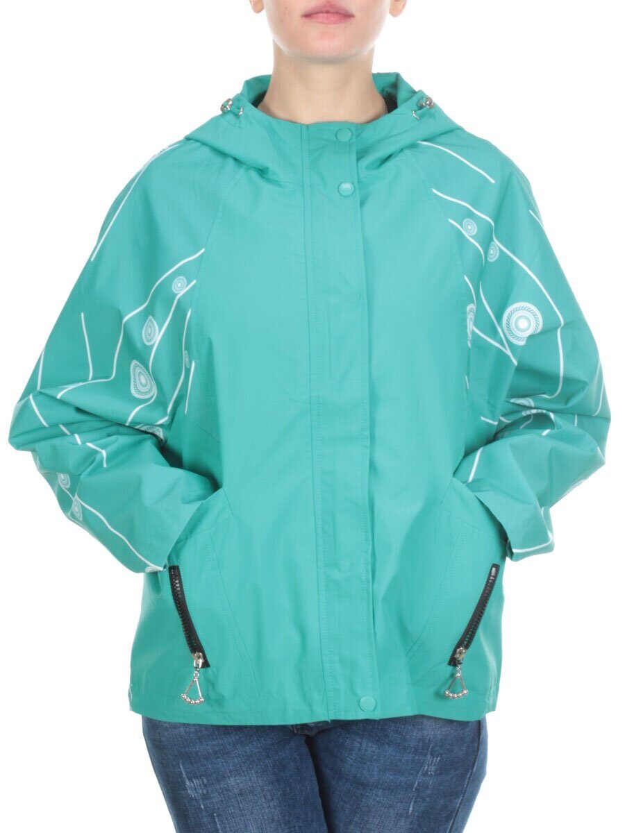 F2088 GREEN Ветровка женская MARIA (65%хлопок 35% полиэстер)