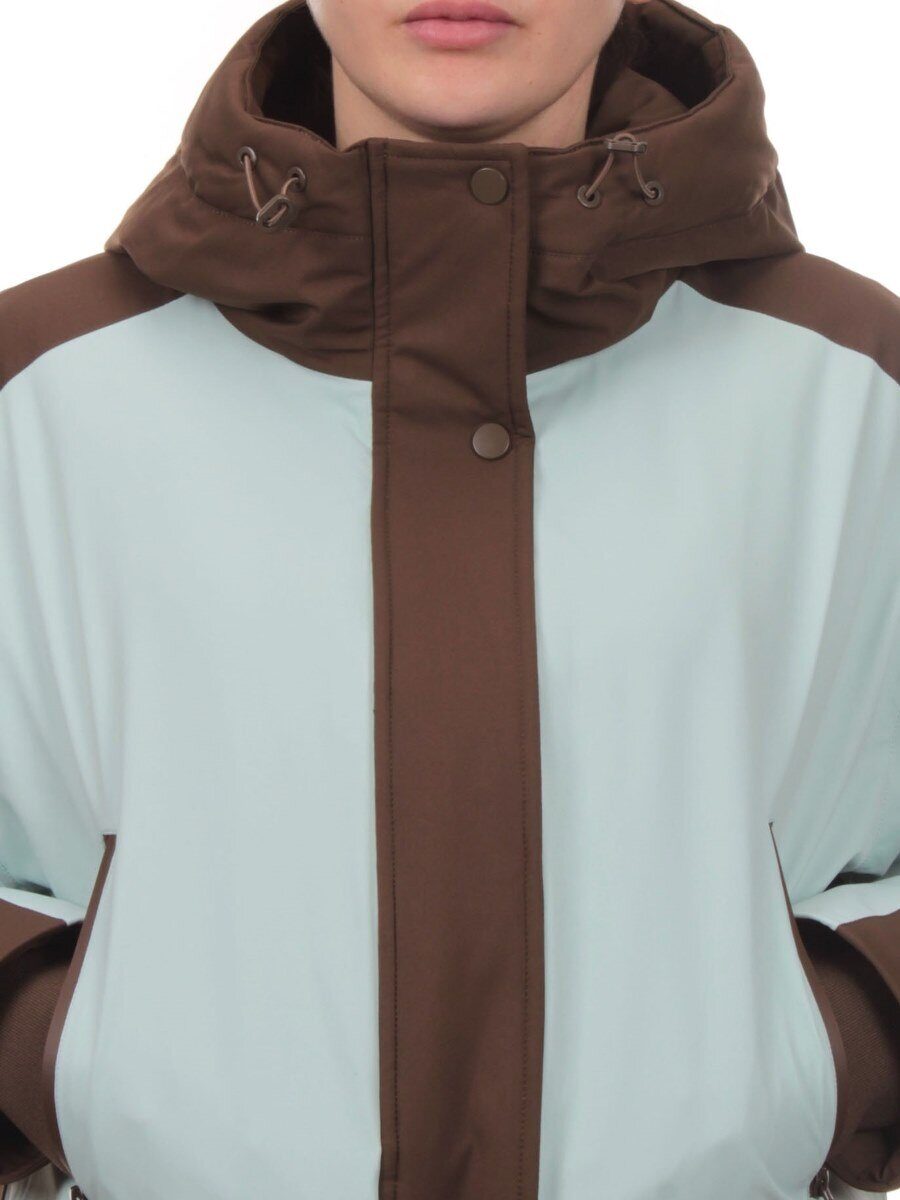 H24-381 BROWN MENTHOL Куртка зимняя женская (80% пух / 20% перо) M - 44 российский