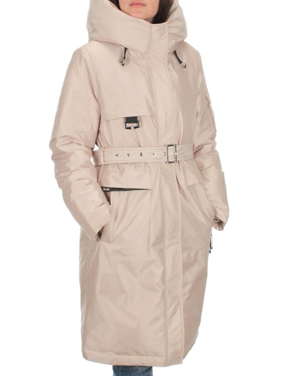 EAC293 LT.BEIGE Куртка зимняя женская (200 гр. холлофайбера)