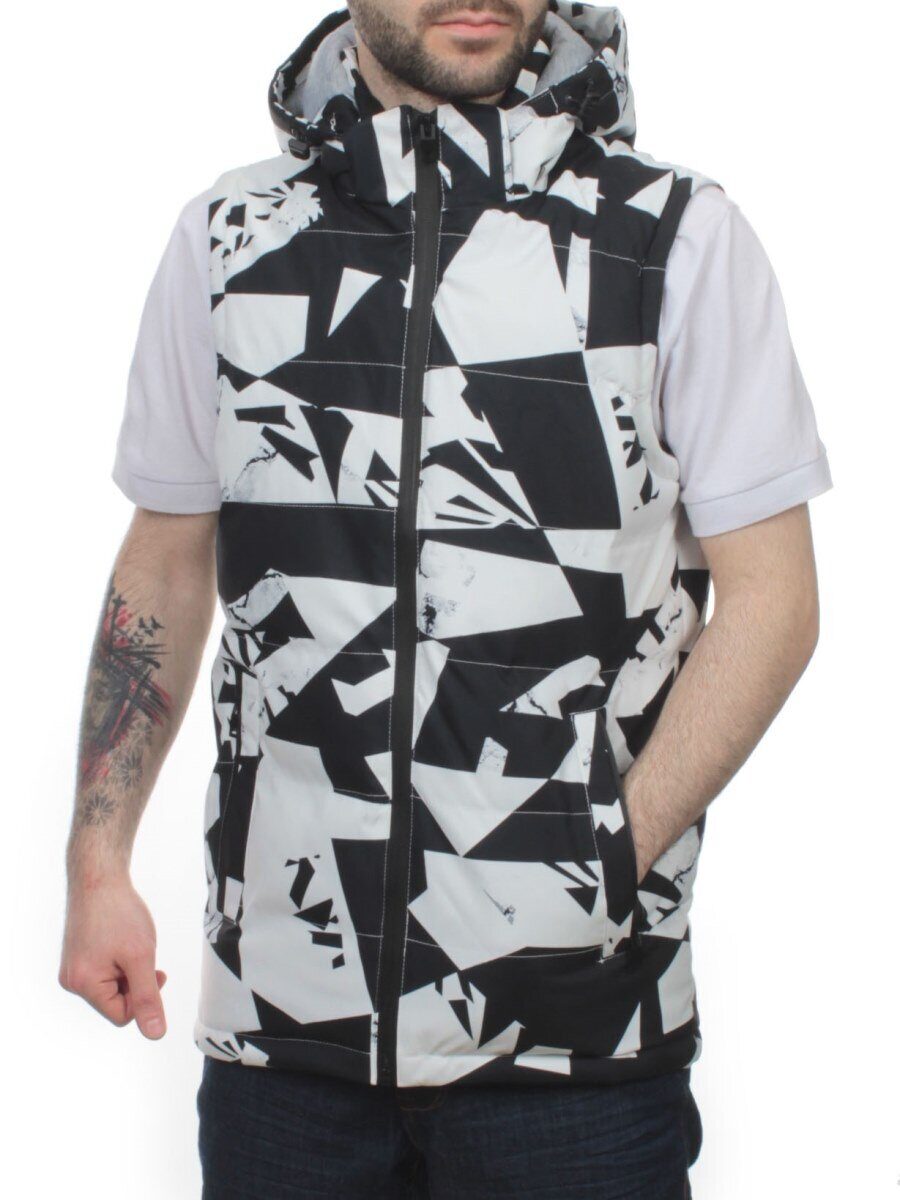 2122 WHITE Жилет мужской (100 гр. синтепон)