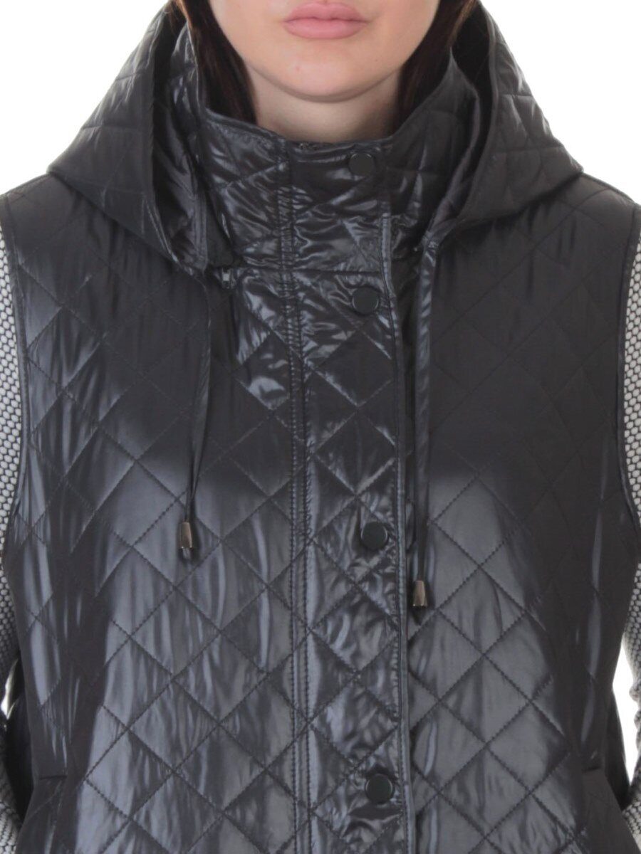 802 DK. GRAY Жилет утепленный женский (50 гр. синтепон)