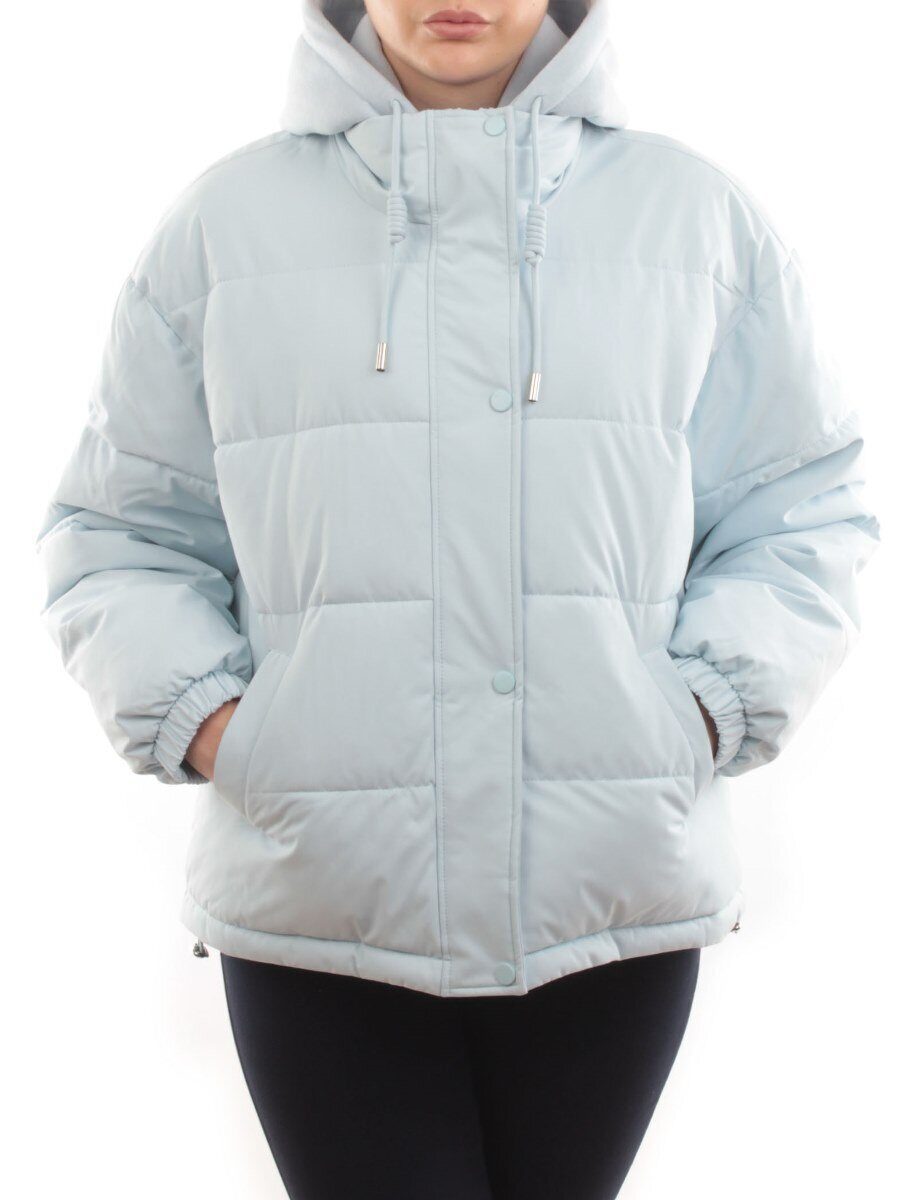 H24-088 LT. BLUE Куртка демисезонная женская (120 гр. холлофайбер)