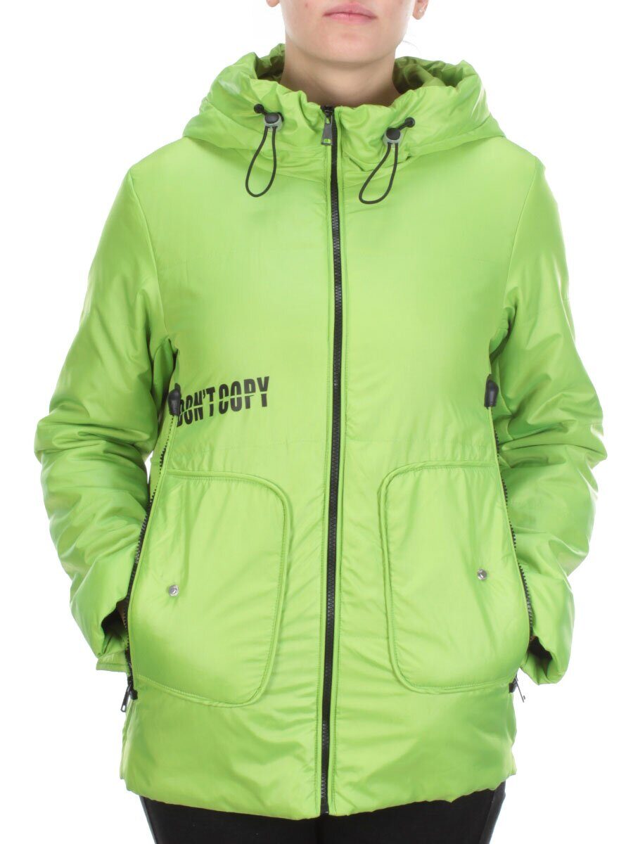 007 LIGHT GREEN Куртка демисезонная женская (100 гр. синтепон)