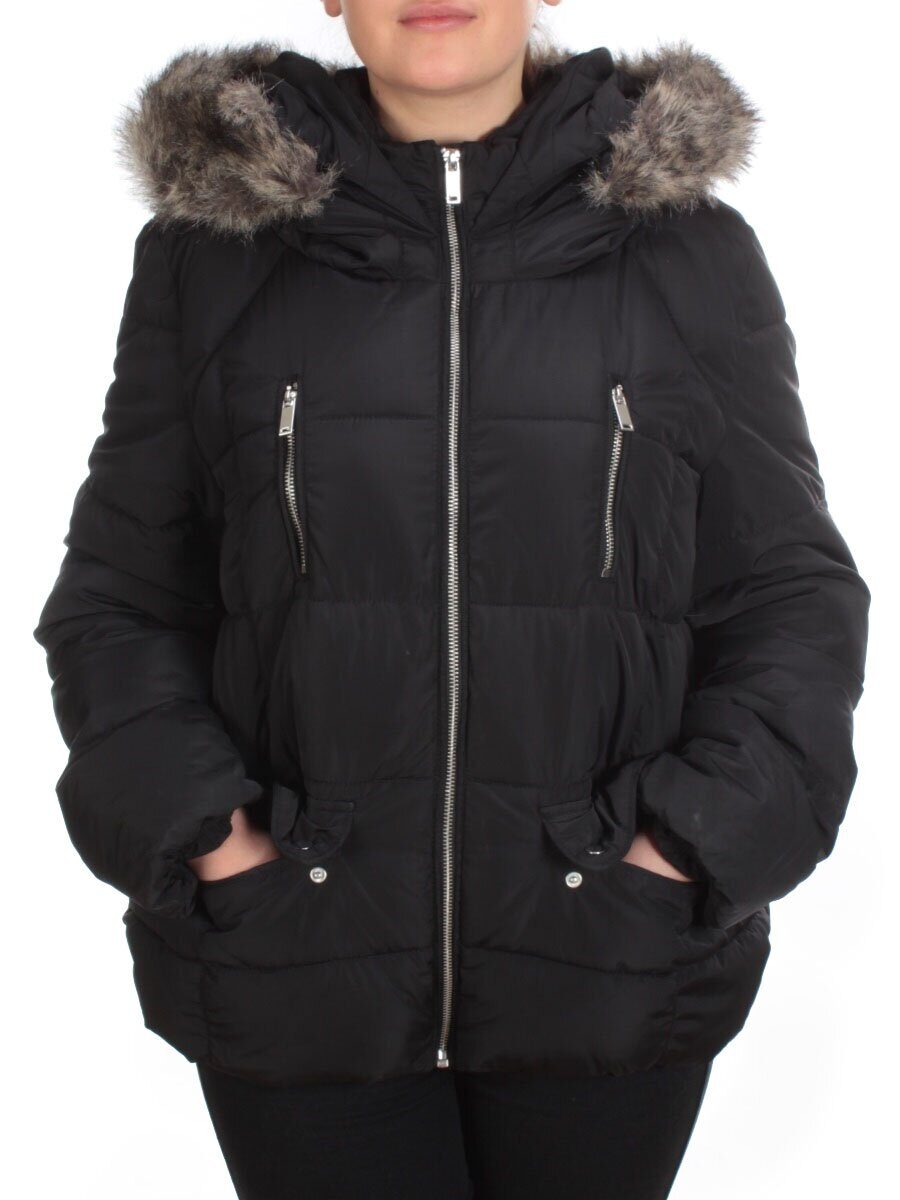 B-13 BLACK Куртка зимняя женская NO NAME (150 гр. холлофайбер)
