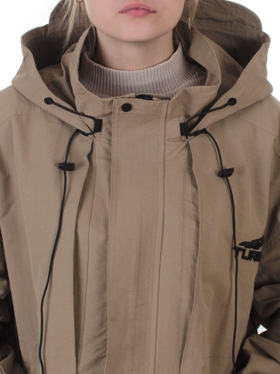 3096 DK. BEIGE Куртка демисезонная женская (100 гр. холлофайбер)