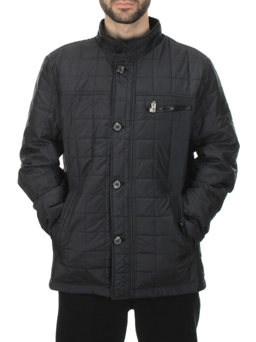 1561 DK. BLUE Куртка мужская демисезонная (70 гр. холлофайбер)