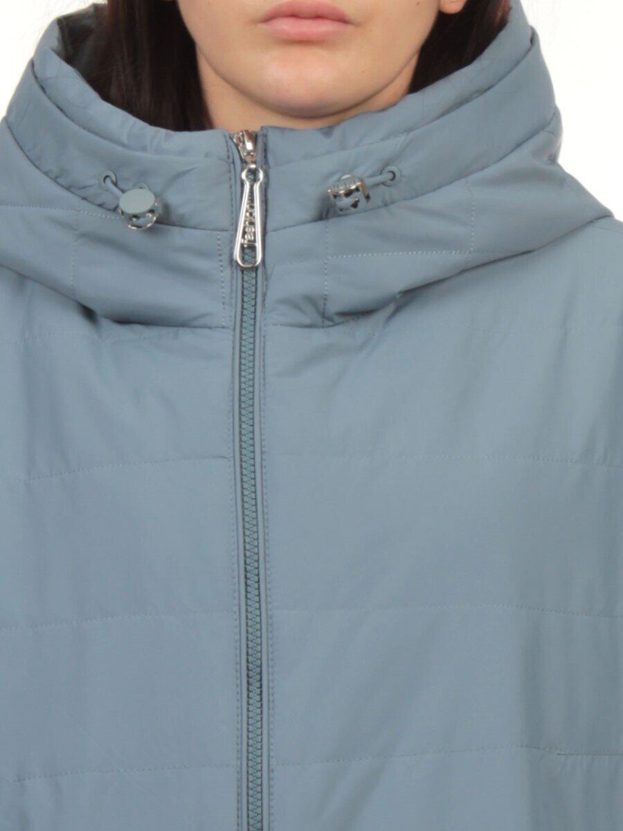 F-801 GRAY BLUE Куртка демисезонная женская (100 гр. холлофайбер)