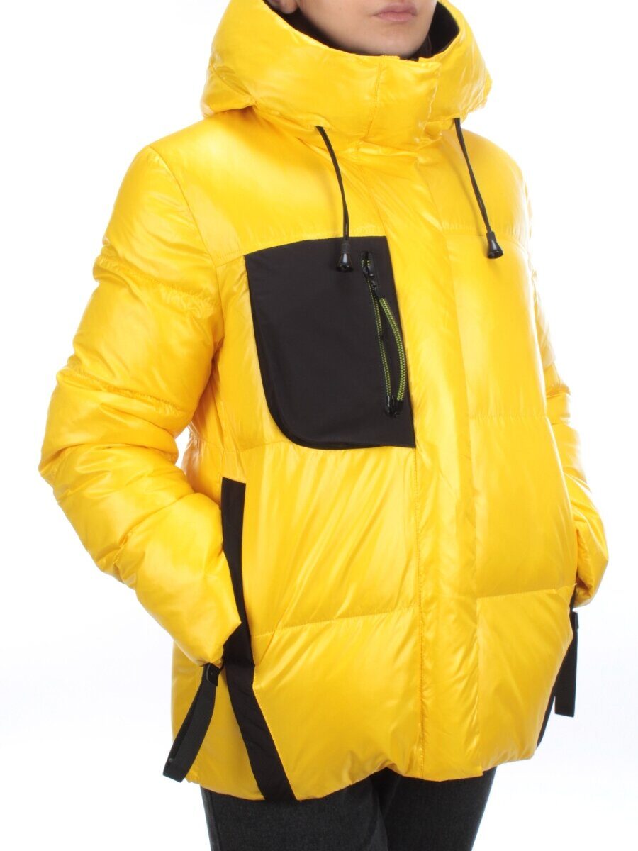 8329 YELLOW Куртка зимняя женская (200 гр. холлофайбера)