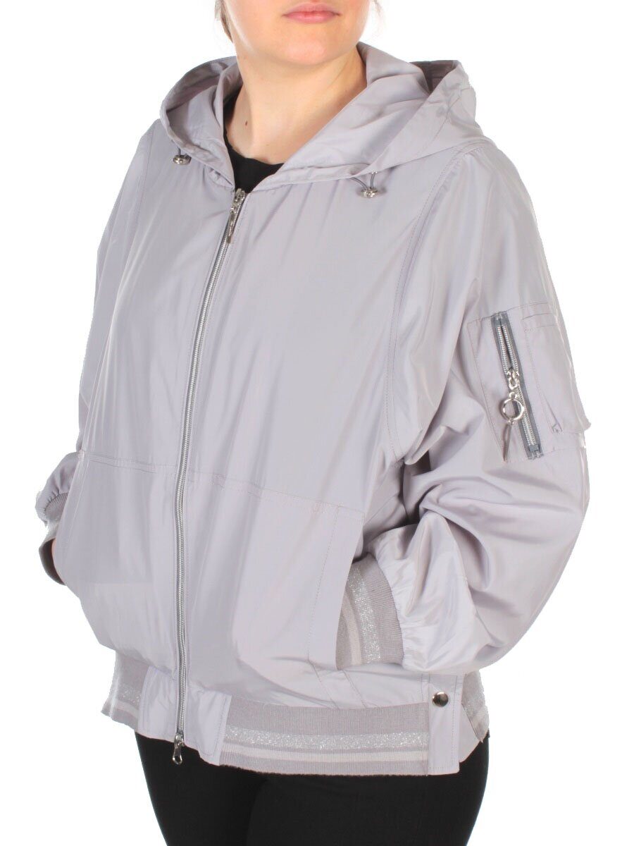 9711/-32 LT. GREY Ветровка женская RIKA (полиэстер)