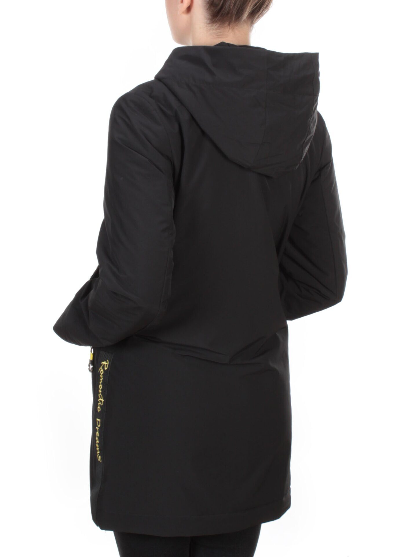 0828 BLACK Куртка демисезонная женская RIKA (100 гр. синтепон)