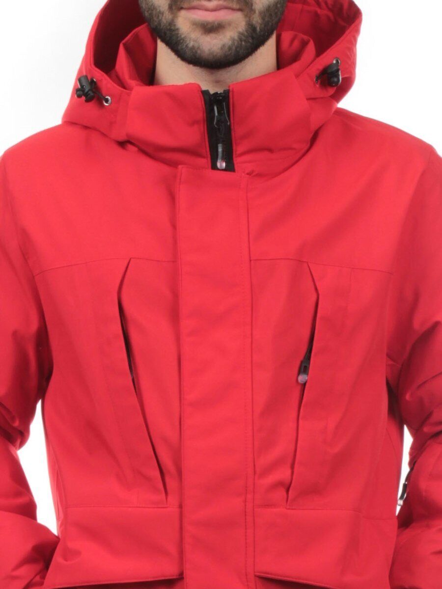 2182 RED Куртка мужская зимняя облегченная (130 гр. холлофайбер)