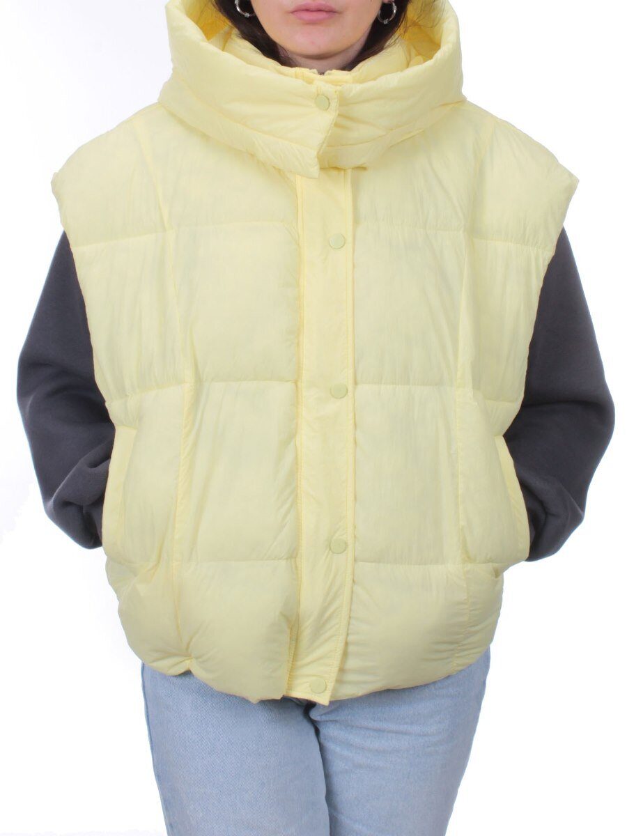24001 YELLOW Жилет утепленный женский (100 гр. холоффайбер)