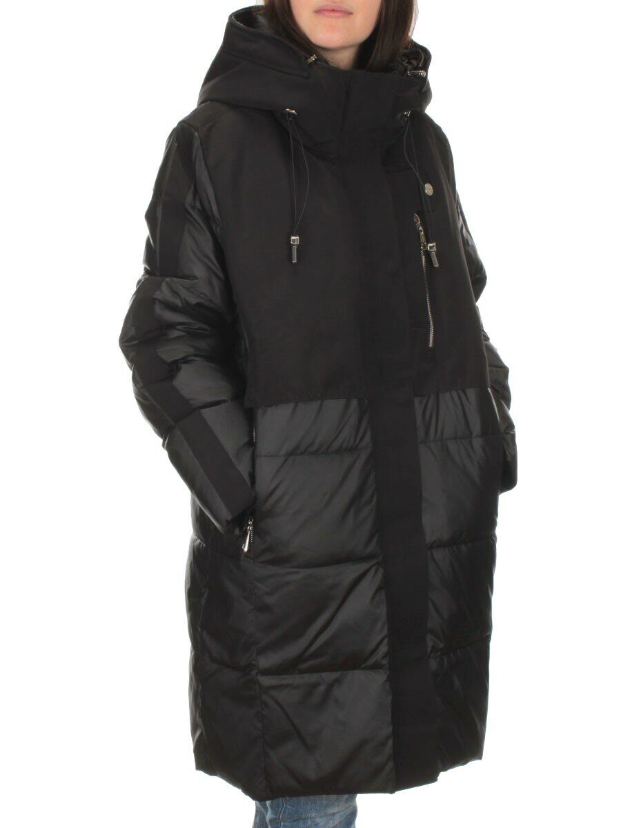 C223 BLACK Куртка зимняя женская (200 гр. холлофайбера)