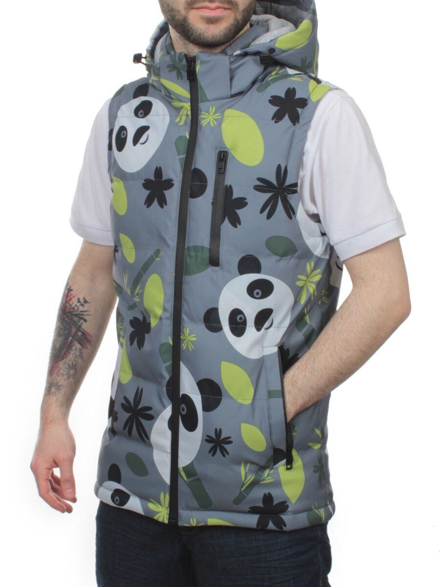 2119 GRAY Жилет мужской (100 гр. синтепон)