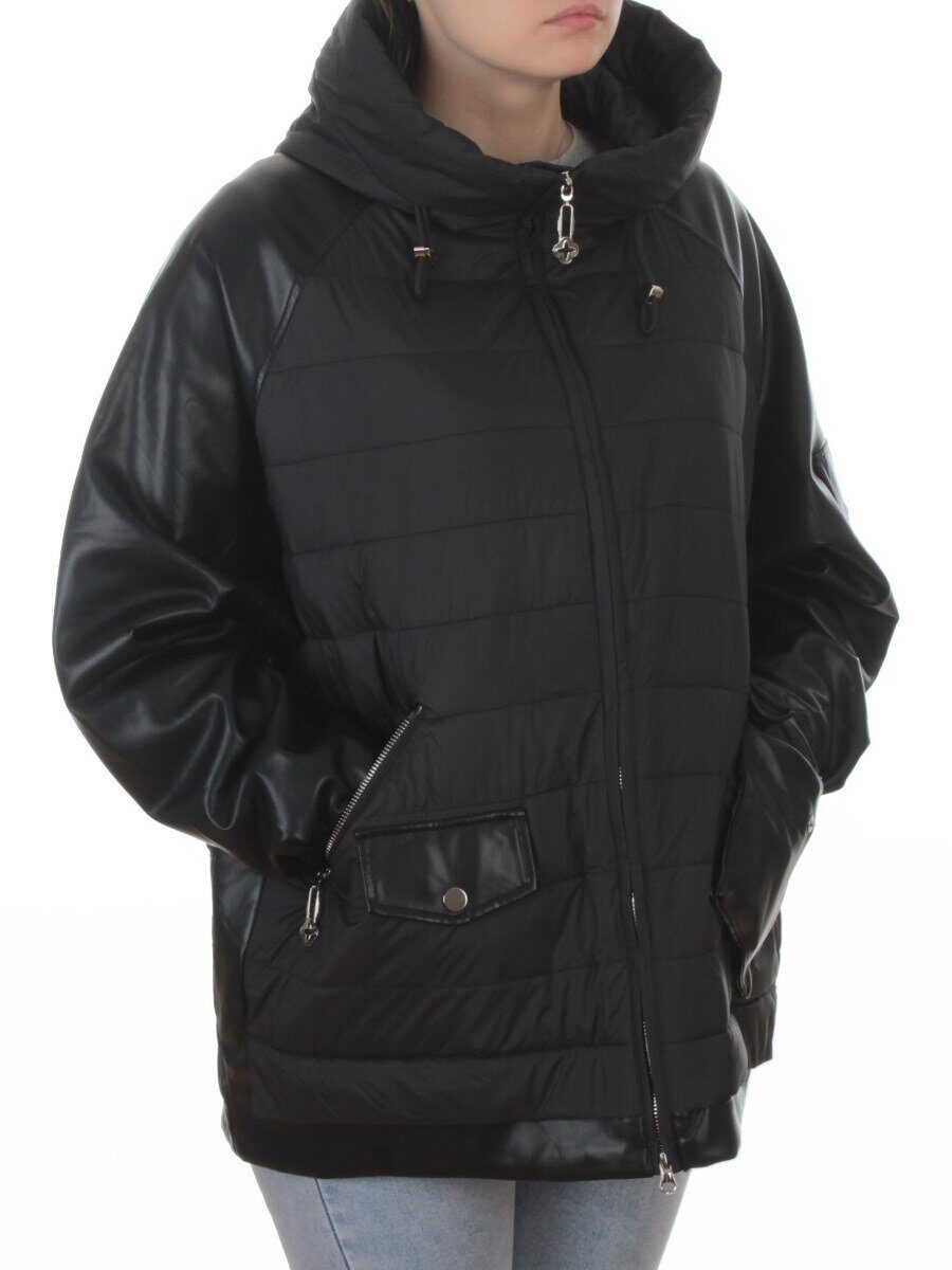 919 BLACK Куртка демисезонная женская (100 гр. синтепон)