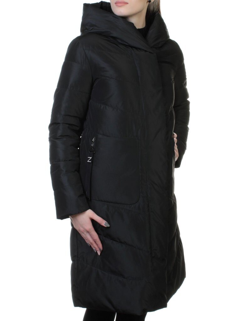 8033 BLACK Пальто пуховик зимнее Jarius (био-пух)