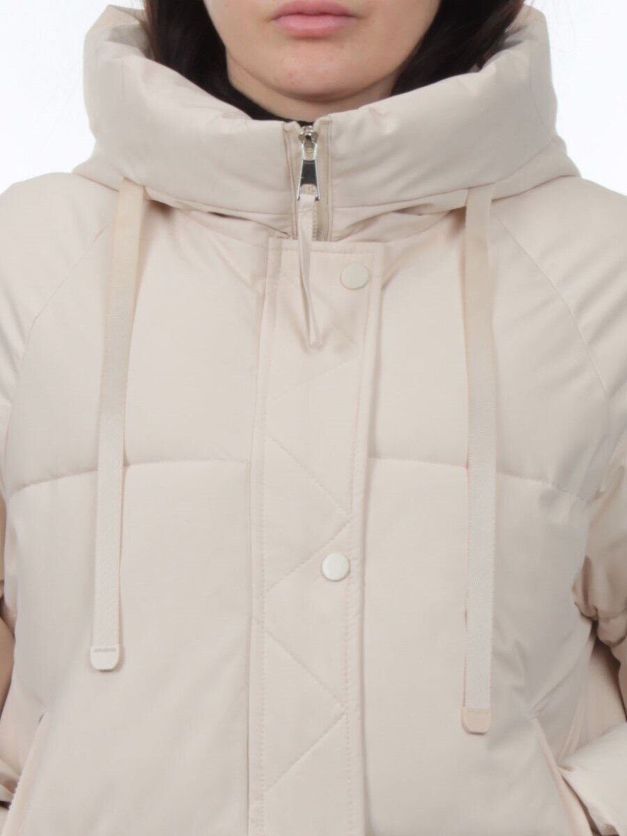 A2303 LT. BEIGE Куртка зимняя женская (150 гр. холлофайбер)