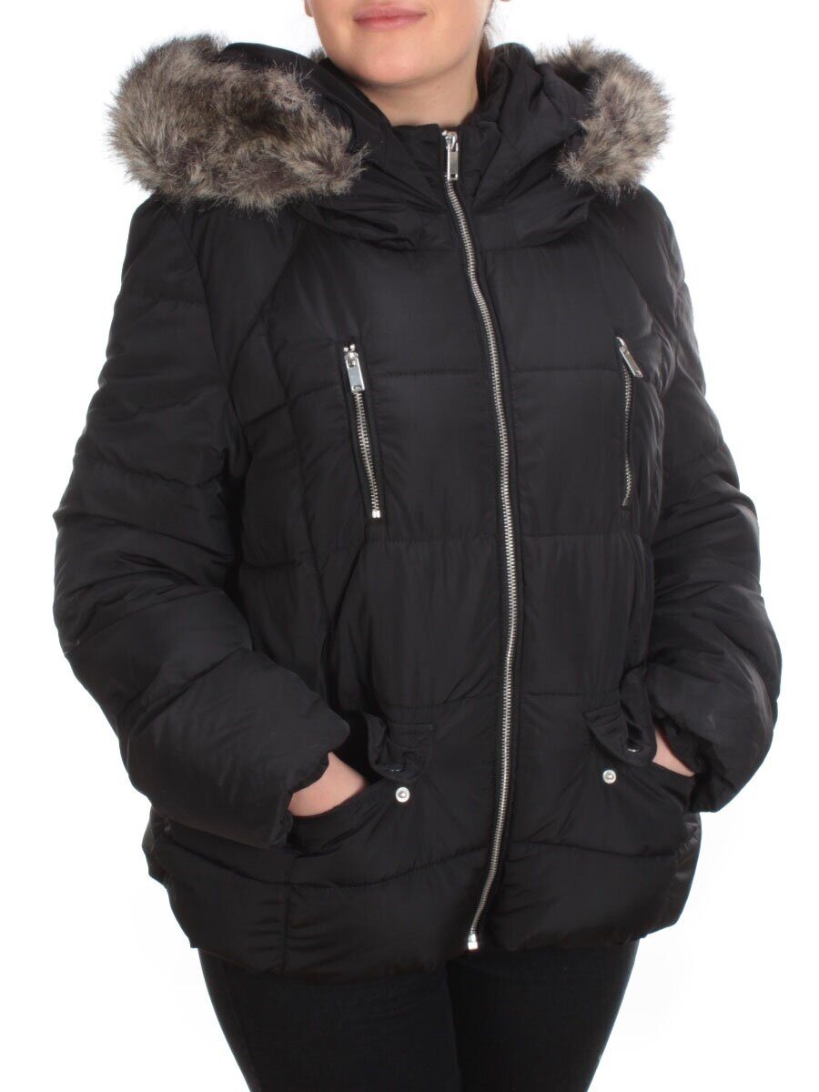 B-13 BLACK Куртка зимняя женская NO NAME (150 гр. холлофайбер)