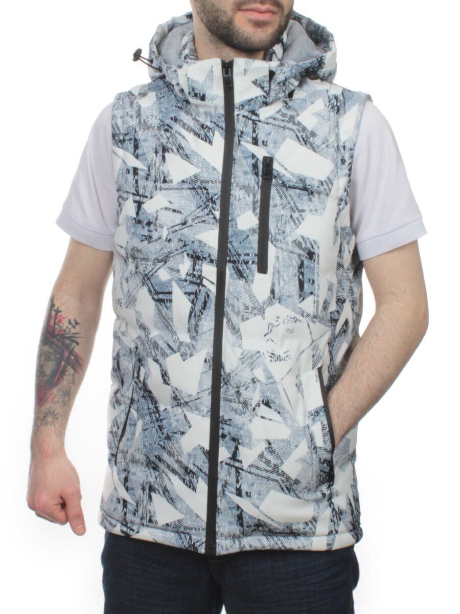 2121 WHITE Жилет мужской (100 гр. синтепон)