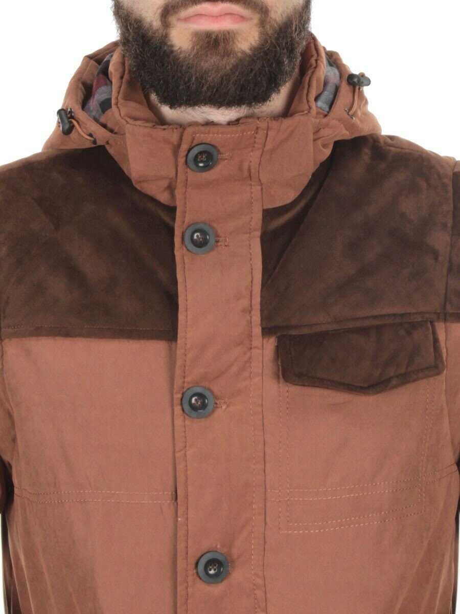 J830111 TAUPE/CAMEL Куртка-жилет мужская зимняя NEW B BEK (150 гр. холлофайбер)