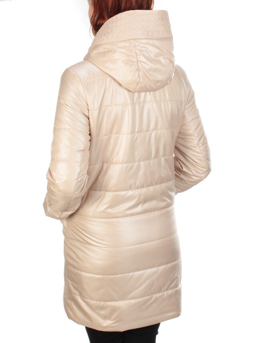 167 BEIGE Куртка демисезонная женская ROVITHI (100 гр.синтепона)