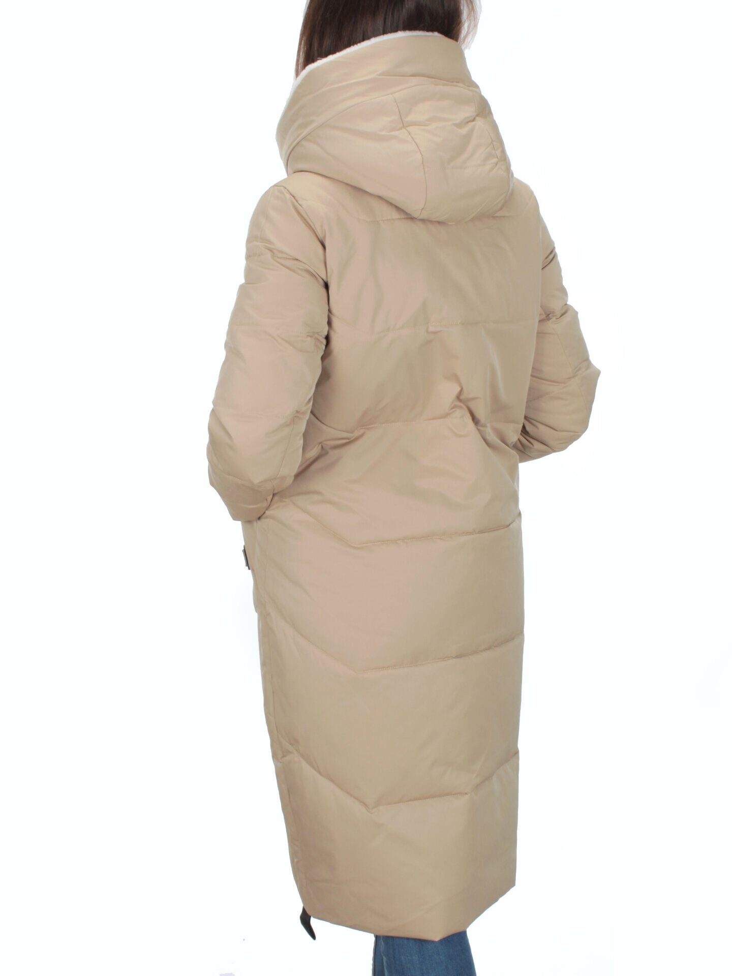 2270 BEIGE Пальто зимнее женское (200 гр. тинсулейт)