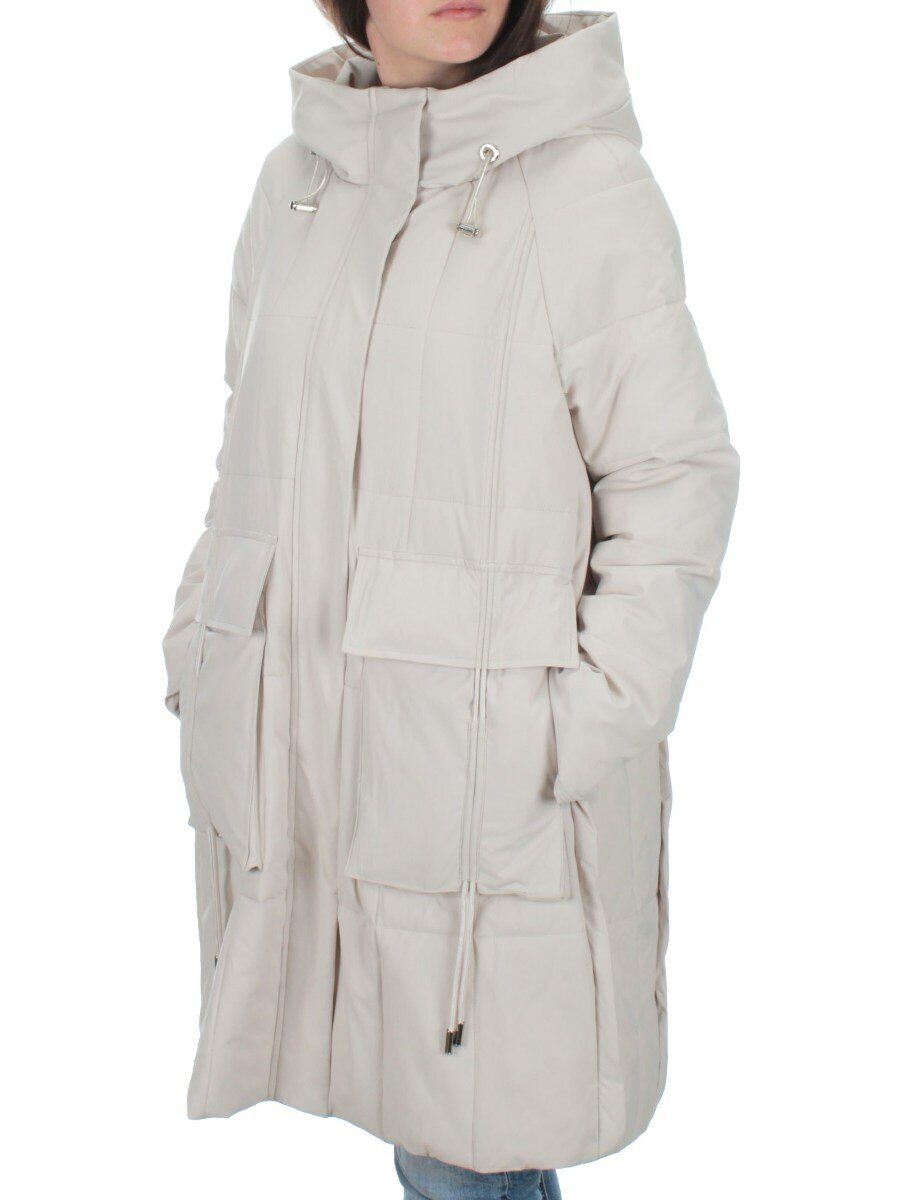 22-110 LT.BEIGE Куртка зимняя облегченная женская (150 гр. холлофайбер)