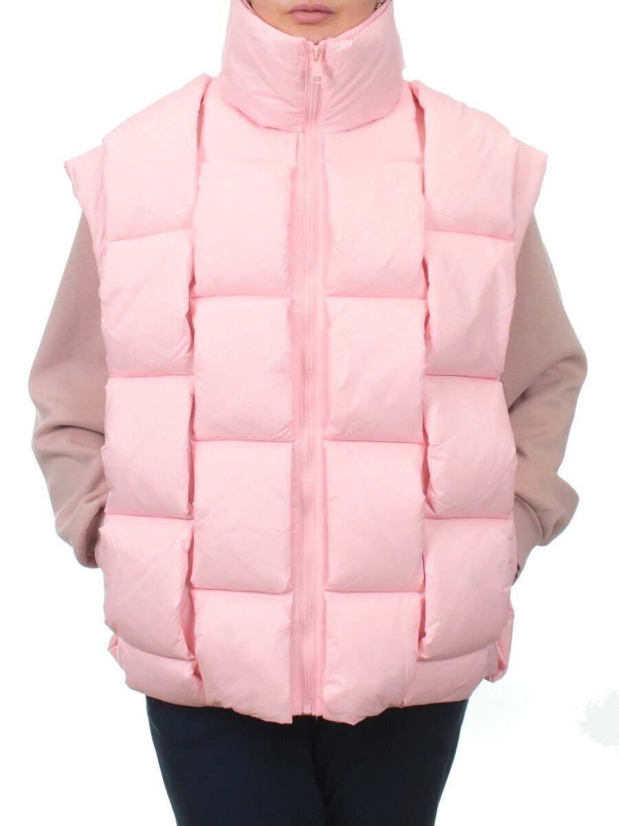 2853 PINK Жилет утепленный женский (80% пух, 20% холлофайбер)