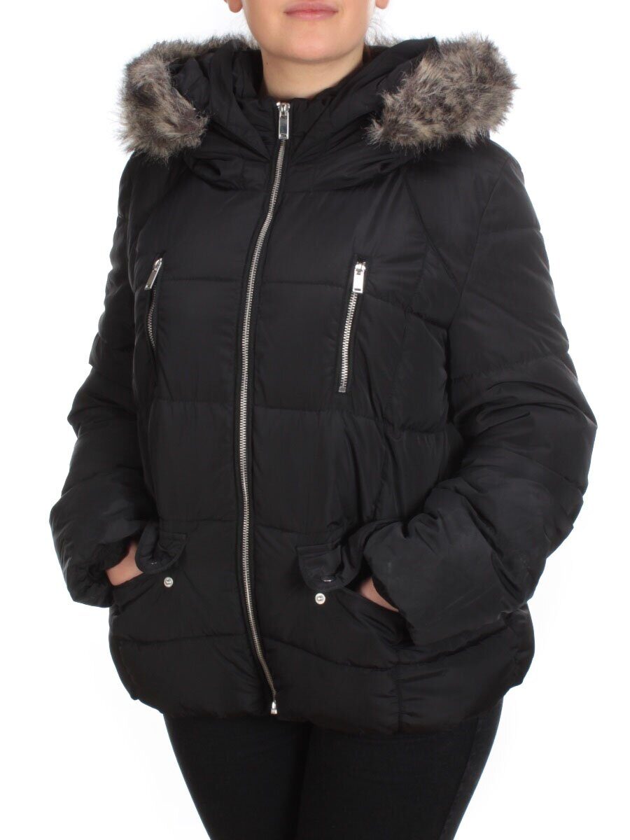 B-13 BLACK Куртка зимняя женская NO NAME (150 гр. холлофайбер)