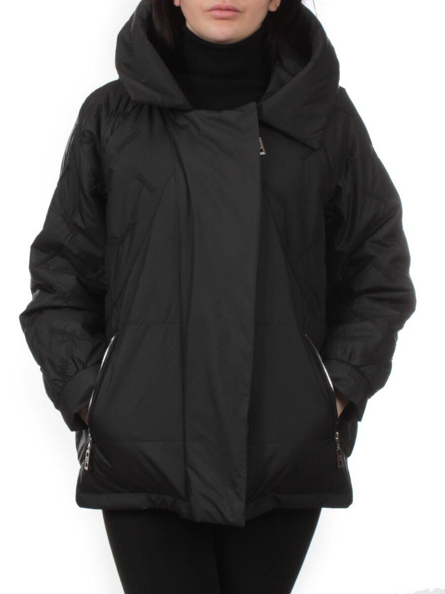 903 BLACK Куртка демисезонная женская (100 гр. синтепон)