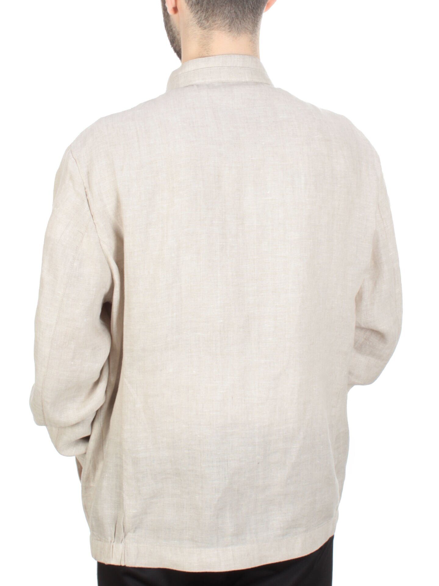 5869L BEIGE Ветровка мужская DSG DONG (100% лён)