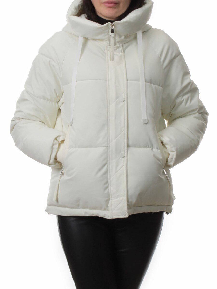 A2303 MILK Куртка зимняя женская (150 гр. холлофайбер)