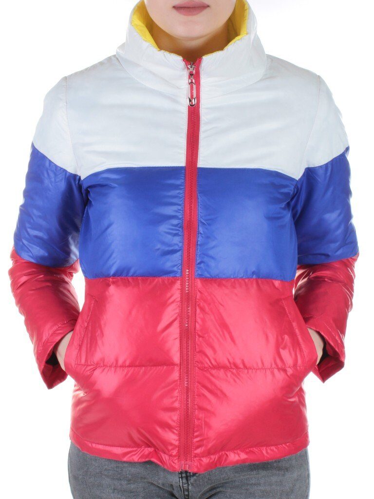 9023 WHITE/BLUE/RED Куртка демисезонная ZJW