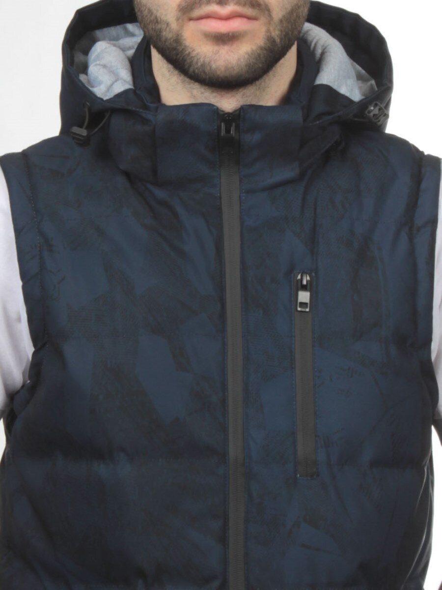 2121 DK. BLUE Жилет мужской (100 гр. синтепон)