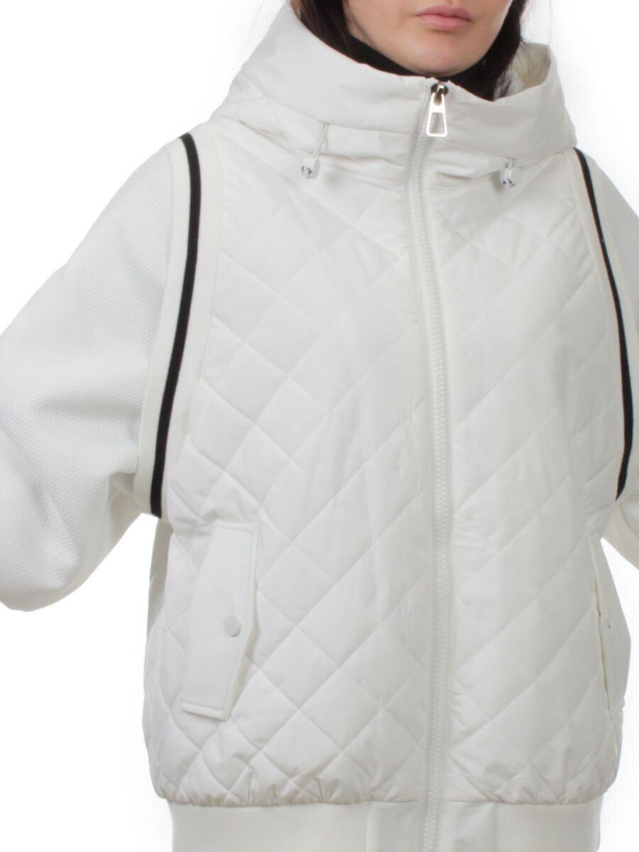 919 WHITE Куртка демисезонная женская (100 гр. синтепон)
