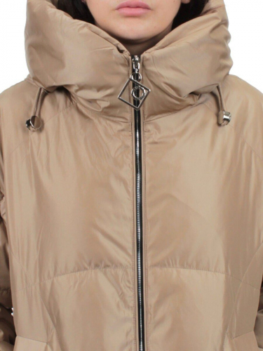 118 BEIGE Пальто зимнее женское (холлофайбер 200 гр.)