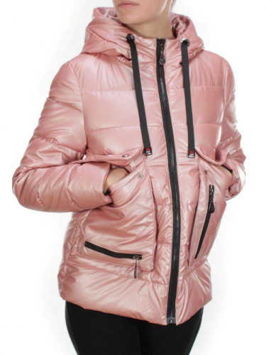 8063 PINK Куртка демисезонная женская (130 гр. синтепон)