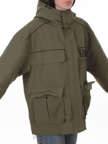 3101 GREEN Куртка демисезонная женская (100 гр. холлофайбер)