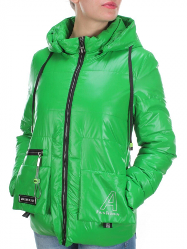 8266 GREEN Куртка демисезонная женская BAOFANI (100 гр. синтепон)