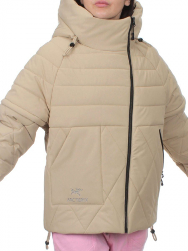 270 BEIGE Куртка зимняя облегченная женская (верблюжья шерсть)