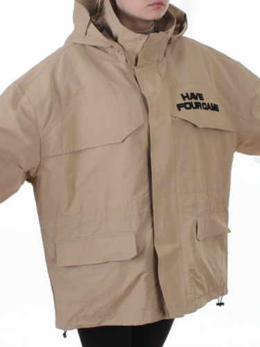 3094 BEIGE Куртка демисезонная женская (100 гр. холлофайбер)