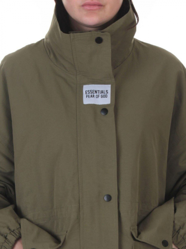 3089 GREEN Куртка демисезонная женская (100 гр. холлофайбер)