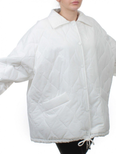 H24-213 WHITE Куртка демисезонная женская (100 гр. синтепон)