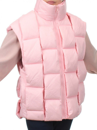 2853 PINK Жилет утепленный женский (80% пух, 20% холлофайбер)