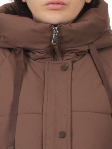 A2301 BROWN Куртка зимняя женская (150 гр. холлофайбер)