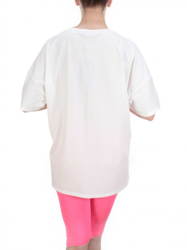 KD-792 WHITE/CRIMSON Костюм-двойка женский 7986 TREND
