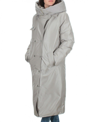 EAC327 LT.GRAY Пальто зимнее женское (200 гр. холлофайбера)