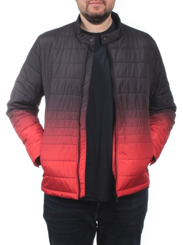 8341L BLACK/RED Куртка мужская демисезонная (100 гр. синтепон)